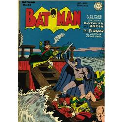 Batman #43 (DC, 1947) Condition: VF+. While this copy c Batman #43 (DC, 1947) Condition: VF+.
