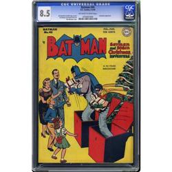 Batman #45 (DC, 1948) CGC VF+ 8.5 Off-white to white pa Batman #45 (DC, 1948) CGC VF+ 8.5 Off-white 