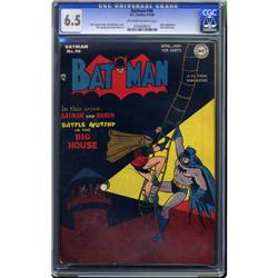 Batman #46 (DC, 1948) CGC FN+ 6.5 Off-white to white pa Batman #46 (DC, 1948) CGC FN+ 6.5 Off-white 