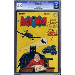 Batman #47 (DC, 1948) CGC FN+ 6.5 Off-white pages. The Batman #47 (DC, 1948) CGC FN+ 6.5 Off-white p