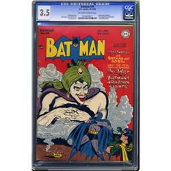 Batman #49 (DC, 1948) CGC VG- 3.5 Off-white to white pa Batman #49 (DC, 1948) CGC VG- 3.5 Off-white 