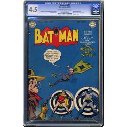 Batman #51 (DC, 1949) CGC VG+ 4.5 Off-white to white pa Batman #51 (DC, 1949) CGC VG+ 4.5 Off-white 