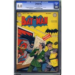 Batman #53 (DC, 1949) CGC VF 8.0 Off-white to white pag Batman #53 (DC, 1949) CGC VF 8.0 Off-white t