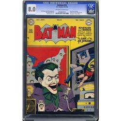 Batman #55 (DC, 1949) CGC VF 8.0 Off-white to white pag Batman #55 (DC, 1949) CGC VF 8.0 Off-white t