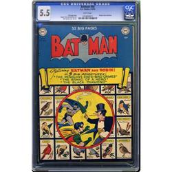 Batman #58 (DC, 1950) CGC FN- 5.5 White pages. Penguin Batman #58 (DC, 1950) CGC FN- 5.5 White pages
