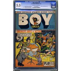 Boy Comics #4 (Lev Gleason, 1942) CGC FN- 5.5 Off-white Boy Comics #4 (Lev Gleason, 1942) CGC FN- 5.