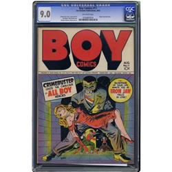 Boy Comics #11 (Lev Gleason, 1943) CGC VF/NM 9.0 Off-wh Boy Comics #11 (Lev Gleason, 1943) CGC VF/NM