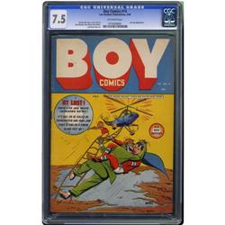 Boy Comics #14 (Lev Gleason, 1944) CGC VF- 7.5 Off-whit Boy Comics #14 (Lev Gleason, 1944) CGC VF- 7