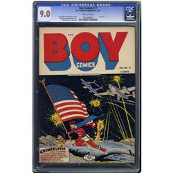 Boy Comics #17 (Lev Gleason, 1944) CGC VF/NM 9.0 Off-wh Boy Comics #17 (Lev Gleason, 1944) CGC VF/NM