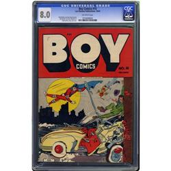 Boy Comics #18 (Lev Gleason, 1944) CGC VF 8.0 Off-white Boy Comics #18 (Lev Gleason, 1944) CGC VF 8.