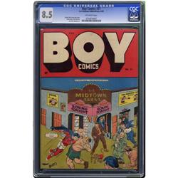 Boy Comics #21 (Lev Gleason, 1945) CGC VF+ 8.5 Off-whit Boy Comics #21 (Lev Gleason, 1945) CGC VF+ 8