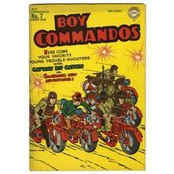 Boy Commandos #7 (DC, 1944) Condition: VG-. War cover b Boy Commandos #7 (DC, 1944) Condition: VG-.