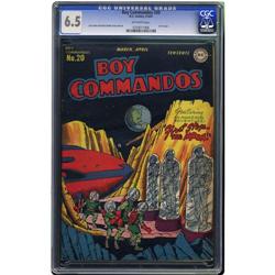 Boy Commandos #20 (DC, 1947) CGC FN+ 6.5 Off-white page Boy Commandos #20 (DC, 1947) CGC FN+ 6.5 Off