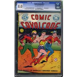 Comic Cavalcade #1 (DC, 1942) CGC VF 8.0 Off-white to w Comic Cavalcade #1 (DC, 1942) CGC VF 8.0 Off
