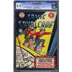 Comic Cavalcade #2 (DC, 1943) CGC FN+ 6.5 Off-white to Comic Cavalcade #2 (DC, 1943) CGC FN+ 6.5 Off