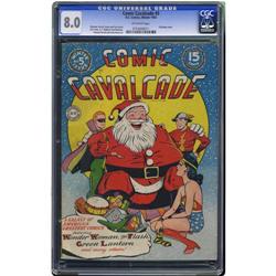 Comic Cavalcade #5 (DC, 1943) CGC VF 8.0 Off-white page Comic Cavalcade #5 (DC, 1943) CGC VF 8.0 Off