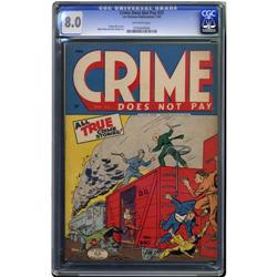 Crime Does Not Pay #37 (Lev Gleason, 1945) CGC VF 8.0 O Crime Does Not Pay #37 (Lev Gleason, 1945) C