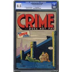 Crime Does Not Pay #39 (Lev Gleason, 1945) CGC VF+ 8.5 Crime Does Not Pay #39 (Lev Gleason, 1945) CG