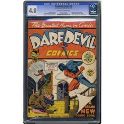 Daredevil Comics #2 (Lev Gleason, 1941) CGC VG 4.0 Off- Daredevil Comics #2 (Lev Gleason, 1941) CGC 
