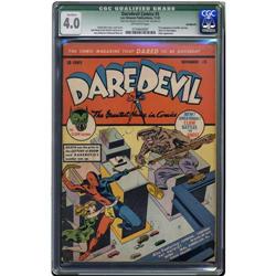 Daredevil Comics #5 (Lev Gleason, 1941) CGC Qualified V Daredevil Comics #5 (Lev Gleason, 1941) CGC 