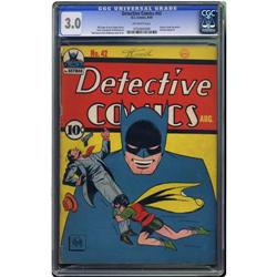Detective Comics #42 (DC, 1940) CGC GD/VG 3.0 Off-white Detective Comics #42 (DC, 1940) CGC GD/VG 3.