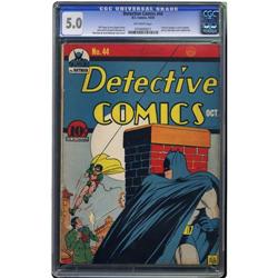 Detective Comics #44 (DC, 1940) CGC VG/FN 5.0 Off-white Detective Comics #44 (DC, 1940) CGC VG/FN 5.