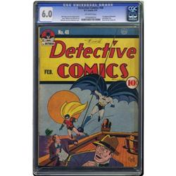 Detective Comics #48 (DC, 1941) CGC FN 6.0 Off-white pa Detective Comics #48 (DC, 1941) CGC FN 6.0 O