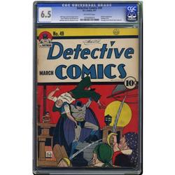 Detective Comics #49 (DC, 1941) CGC FN+ 6.5 Off-white p Detective Comics #49 (DC, 1941) CGC FN+ 6.5 
