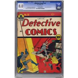 Detective Comics #53 (DC, 1941) CGC VF 8.0 Off-white pa Detective Comics #53 (DC, 1941) CGC VF 8.0 O