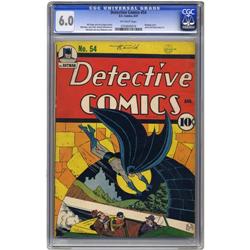 Detective Comics #54 (DC, 1941) CGC FN 6.0 Off-white pa Detective Comics #54 (DC, 1941) CGC FN 6.0 O