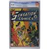 Sensation Comics #18 (DC, 1943) CGC VF 8.0 Off-white to Sensation Comics #18 (DC, 1943) CGC VF 8.0 O