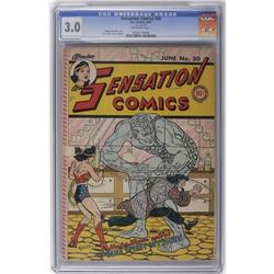 Sensation Comics #30 (DC, 1944) CGC GD/VG 3.0 Off-white Sensation Comics #30 (DC, 1944) CGC GD/VG 3.