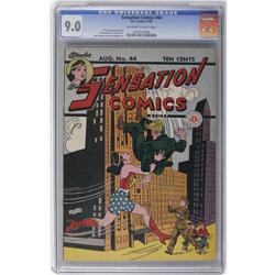 Sensation Comics #44 (DC, 1945) CGC VF/NM 9.0 Off-white Sensation Comics #44 (DC, 1945) CGC VF/NM 9.