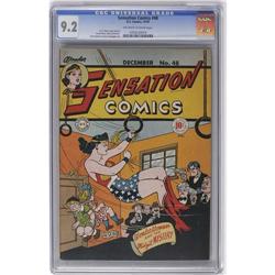 Sensation Comics #48 (DC, 1945) CGC NM- 9.2 Off-white t Sensation Comics #48 (DC, 1945) CGC NM- 9.2 
