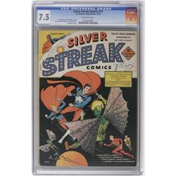 Silver Streak Comics #17 (Lev Gleason, 1941) CGC VF- 7. Silver Streak Comics #17 (Lev Gleason, 1941)