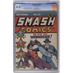 Smash Comics #35 (Quality, 1942) CGC FN 6.0 Off-white p Smash Comics #35 (Quality, 1942) CGC FN 6.0 