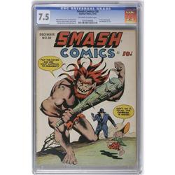 Smash Comics #38 (Quality, 1942) CGC VF- 7.5 Off-white Smash Comics #38 (Quality, 1942) CGC VF- 7.5 