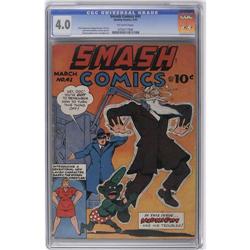 Smash Comics #41 (Quality, 1943) CGC VG 4.0 Off-white p Smash Comics #41 (Quality, 1943) CGC VG 4.0 