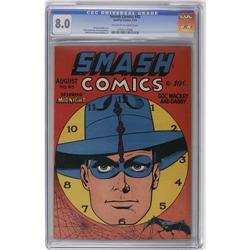 Smash Comics #45 (Quality, 1943) CGC VF 8.0 Off-white t Smash Comics #45 (Quality, 1943) CGC VF 8.0 
