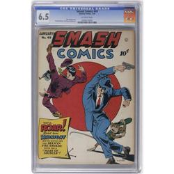 Smash Comics #49 (Quality, 1944) CGC FN+ 6.5 Off-white Smash Comics #49 (Quality, 1944) CGC FN+ 6.5 