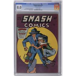 Smash Comics #52 (Quality, 1944) CGC VF 8.0 Off-white p Smash Comics #52 (Quality, 1944) CGC VF 8.0 