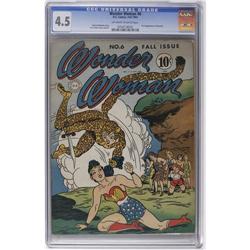 Wonder Woman #6 (DC, 1943) CGC VG+ 4.5 Off-white to whi Wonder Woman #6 (DC, 1943) CGC VG+ 4.5 Off-w