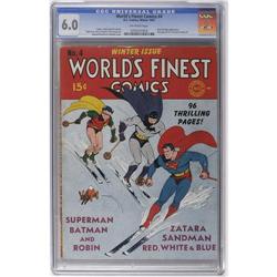 World's Finest Comics #4 (DC, 1941) CGC FN 6.0 Off-whit World's Finest Comics #4 (DC, 1941) CGC FN 6