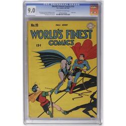 World's Finest Comics #19 (DC, 1945) CGC VF/NM 9.0 Off- World's Finest Comics #19 (DC, 1945) CGC VF/
