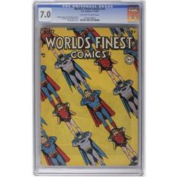 World's Finest Comics #37 (DC, 1948) CGC FN/VF 7.0 Off- World's Finest Comics #37 (DC, 1948) CGC FN/