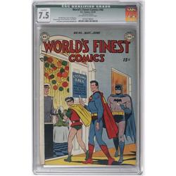 World's Finest Comics #40 (DC, 1949) CGC Qualified VF- World's Finest Comics #40 (DC, 1949) CGC Qual