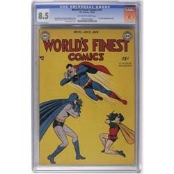World's Finest Comics #41 (DC, 1949) CGC VF+ 8.5 Off-wh World's Finest Comics #41 (DC, 1949) CGC VF+