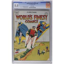 World's Finest Comics #46 (DC, 1950) CGC FN- 5.5 White World's Finest Comics #46 (DC, 1950) CGC FN- 