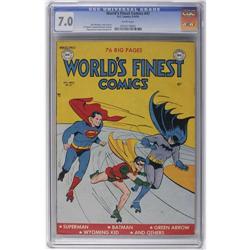 World's Finest Comics #47 (DC, 1950) CGC FN/VF 7.0 Whit World's Finest Comics #47 (DC, 1950) CGC FN/