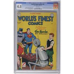 World's Finest Comics #49 (DC, 1950) CGC VG+ 4.5 White World's Finest Comics #49 (DC, 1950) CGC VG+ 